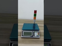 เครื่องวัดน้ําหนักดิจิตอล คีย์พานนับเต็ม LED สีเขียว พร้อมคีย์จํานวน