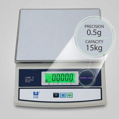 Heavy Duty Digital Weighing Scale 500kg Steel Platform Industrial Warehouse